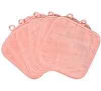 BloomSesame Makeup Remover Cloths for Face, Eye, Lips - Reusable Makeup Remover Pads Soft Microfiber Facial Cleansing Cloths 8 x 8 inch 6 Pack (Coral)