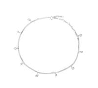 BLOOMTINE Illuminess™ Premium Sterling Silver 'Apah Water Goddess' Droplet Anklet