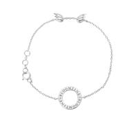 BLOOMTINE Mini Halo Wings™ Diamond Sterling Silver Angel Bracelet - Sterling Silver