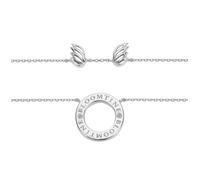 BLOOMTINE Mini Halo Wings Sterling Silver Diamond Angel Necklace - 16"