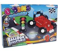 Bloonz Grafix Balloon Sculpture Kits - Make Your Own Unicorns or Race Track | Balloon Modelling kit with Pump, Glow Sticks & Stickers | Creative Party Activity Kids Ages 8+ (Race Track Design)