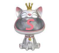 BLOOOK Laughing Cat Figures, Maneki Neko Fortune Cat Statue, Small Size Storage Box
