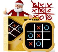BLOOOK Tic Tac Toe Bolt Game,Noughts and Crosses Game,XOXO Game,3-in-1 Handheld Puzzle Game Console, Portable Travel Games for Educational and Memory Growth