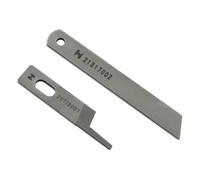 BLOOY 20719007 + 21317002 Upper+Lower Knife for Jack C3, C4, C5, C7, E3, E4, 797, 798 Series Overlock Sewing Machine Blade (10 Sets)