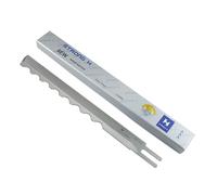 Blooy - 8 inch Wave Edge Blade for KM, Eastman, SULEE, DA YANG Straight Cutting Machine Fabric Cut Knife Made by Alloy Steel (1 Dozen)