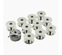 Blooy - B1828-210-DAA + B1806-210-D00 Bobbin Case & Metal Bobbin Set Fit Juki ASM-210D 210E 215D 221D 210EN 221EN 224, MOL-254 Pattern Sewing Machines