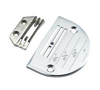 Blooy - Standard Needle Plate & Feed Dog Kit Fits JUKI Brother Singer Jack Industrial Lockstitch Sewing Machines E16, E18, E20, E22, E24, E26 (E26+18T)