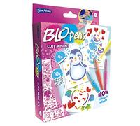 Blopens John Adams Cute Mini Kit: Blow airbrush effects! | Arts & Crafts | Ages 4+