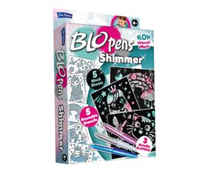 BLOPENS Shimmer - Metallic Airbrush Art Set for Kids