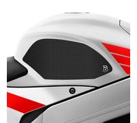 BLOQ Motorcycle Tank Grips compatible with APRILIA TUONO V4 (2011-2020) Tacky Grip - Black