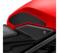BLOQ Motorcycle Tank Grips compatible with HONDA CB500F (2019-) Tacky Grip - Black