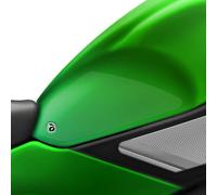 BLOQ Motorcycle Tank Grips compatible with KAWASAKI H2 SX (SE) (2018-) HiGrip - CLEAR