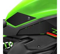 BLOQ Motorcycle Tank Grips compatible with KAWASAKI ZX-4RR (2023-) Tacky Grip - Black
