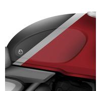 BLOQ Motorcycle Tank Grips compatible with TRIUMPH SPEED 400 (2024-) PREMIUM - CLEAR