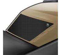 BLOQ Motorcycle Tank Grips compatible with ZERO DS (2013-) Tacky Grip - Black