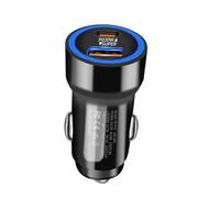 Bloque De Carga Rápida Para Automóvil, 5.5x2.5 cm | Adaptador PD 30W 2 Puertos USB-A + Type C | Cargador Rápido Multiusos Para Teléfonos Móviles, Tabletas Y Smartphones