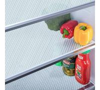 Bloss Refrigerator Liners Mats, Easy to Clean Fridge Liners, Refrigerator Liners for Glass Shelves Washable, Shelf Liners for Kitchen Cabinets(Grid,12" x 78")