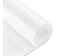 Bloss Shelf Liners Waterproof Non Adhesive Cabinet Liner for Bathroom, Kitchen, Desks, Cupboard, Refrigerator, ect, Clear Drawer Mat 17.7''×177''