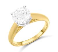Blossom 9ct Gold 2 Carat Lab Grown Diamond Solitaire Ring - L40009-R
