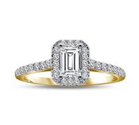 Blossom 9ct Lab Grown Diamond Cluster Ring - 1.02ct - L40121-R