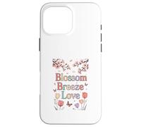 Blossom Breeze Love Floral Aesthetic Art Case for iPhone 16 Pro Max