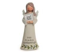 Blossom Bucket Feather & Grace Hand Painted Resin Decorative Figurine - Auntie You Always Understand