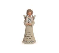 Blossom Bucket Feather & Grace Hand Painted Resin Decorative Figurine - Friend Frame