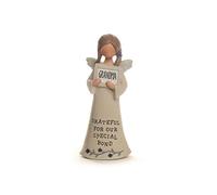Blossom Bucket Feather & Grace Hand Painted Resin Decorative Figurine - Grandma Frame