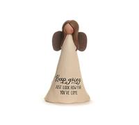 Blossom Bucket Feather & Grace Hand Painted Resin Decorative Figurine - Keep Going