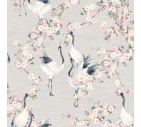 Blossom Crane Wallpaper Pink Arthouse 924800