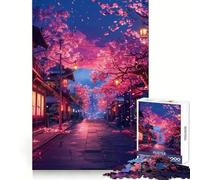 Blossom Dream Walk 1000 Pieces Puzzles for Adults Mind Recall Leisure Pleasure Firm Interlock Xmas Gift (38X52CM)