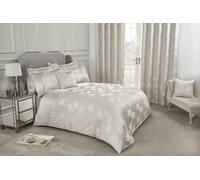 Emma Barclay Blossom - Embellished Jacquard Duvet Set in Cream - Double