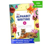 Blossom English Alphabet Writing Book (A) for Kids | Capital Letter Practice and Activities for Nursery Children | 70 Practice Boxes for each Letter