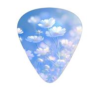 Blossom Flower Print 12 Pcs Guitar Picks Fit Lovers 3 Different Thickness 0.46 0.71 0.96mm