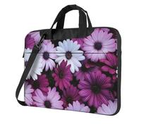 Blossom Flower Printed Waterproof Laptop Case Ultra-Thin Portable One-Shoulder Laptop Bag 600d Oxford 13in/14in/15.6in
