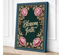 Blossom Forth Botanical Canvas Wall Art Print 30x20 Inch