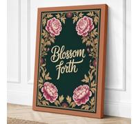 Blossom Forth Botanical Canvas Wall Art Print 30x20 Inch