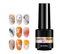 Blossom Gel - Nail Blossom Gel, Transparent Spreading Effect, Long Lasting Artistic Manicure Liquid | Creative Marble Design Solution For Home Salons