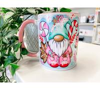 Blossom Lane Personalised Ceramic Gonk Mug, Christmas Stocking Filler, Hot Chocolate Cup, Christmas Eve Box, Secret Santa Gift Idea