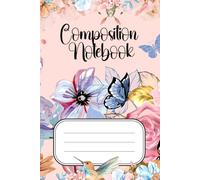 Blossom Notes Composition Notebook [B4] | 100 Pages, Wide Ruled, 6" x 9" | Cute School & Writing Essentials