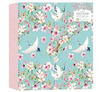 Blossom Photo Album Floral Pink Design Family Holiday Albums Scrapbook Holds 200 Photographs 4" x 6" Photos