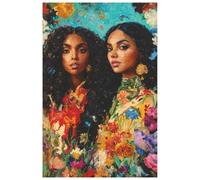 Blossom Sisters, Volume I. Gratitude journal for Black women. A beautiful artistic journal, inspired by the writings of Maya Angelou, Audre Lorde and ... Black Girl Magic graduation gift. 6 x9.