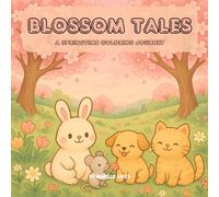 Blossom Tales: A Whimsical Spring Coloring Book Filled with Cute and Cozy Floral Scenes for Relaxation and Joy: 40+ Adorable Pages of Blooming Joy to Color and Relax