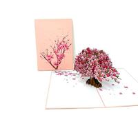Blossom Tree Pop Up Card - 3D Pop Up Cards, Birthday Cards For Woman And Men, Retirement Card, Handmade Greeting Cards, 3D Birthday Card, Get Well Card, Make someone Smile