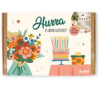 Blossombs Large DIY Gift Box - Hooray, it's time to celebrate! - 1 Set