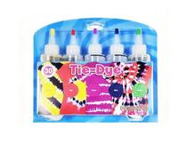Blossomer Tie Dye Kit, Fabric Textile Muti-Color Easy Squeeze Dyes Bottles Safe and Non-Toxic Clothing Graffiti Fabric Perfect for Women Kids Men, Set Include Rubber Bands, Gloves 5 Colors