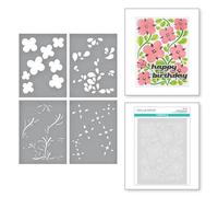 Blossoming Flowers Layered Stencil from the Flower Market Collection