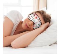 Blossoming Rose Flowers Print Soft Eye Mask for Sleep Mask Sleep Eye Mask for Women Men Sleeping Sleeping Travel