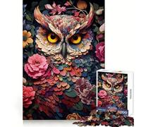 Blossoming Wisdom Jigsaw Puzzle 1000 Piece for Teenagers Reasoning Practice Restful Activity Premium Edges Chic Xmas Gift (50X75CM)