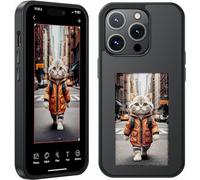 BLOSSOMLIFE Smart Ink Phone Case for Iphone 15 Pro Max,Smart NFC Ink Screen Phone Case for IPhone 14 Pro Max AI Phone Case (iphone 15 pro) Black